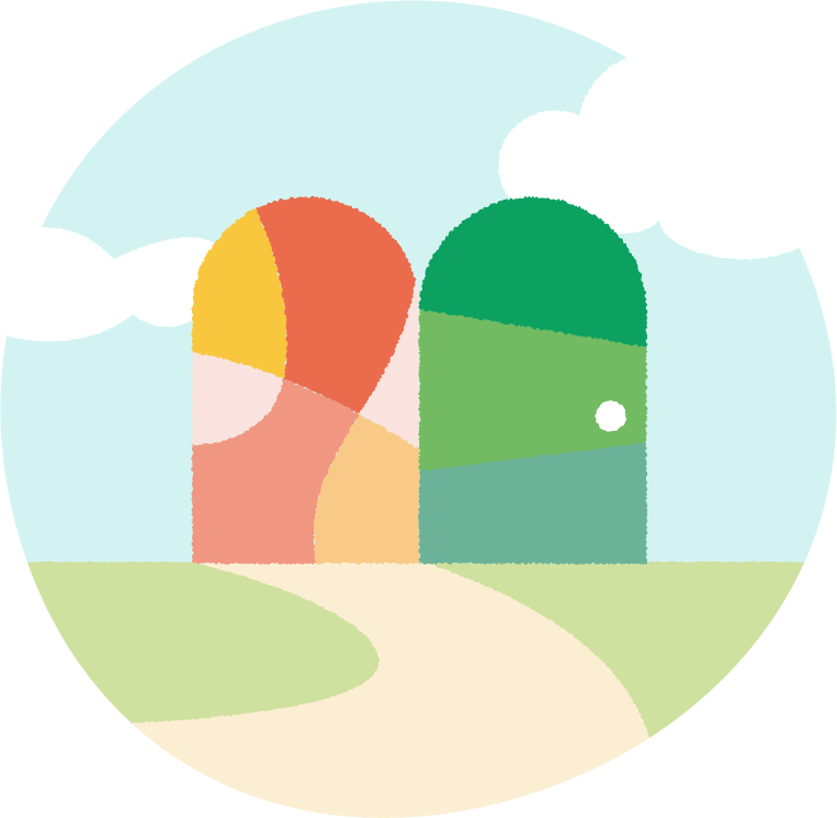 ほっとスペース道草イメージイラスト