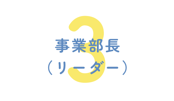 3.事業部長(リーダー)